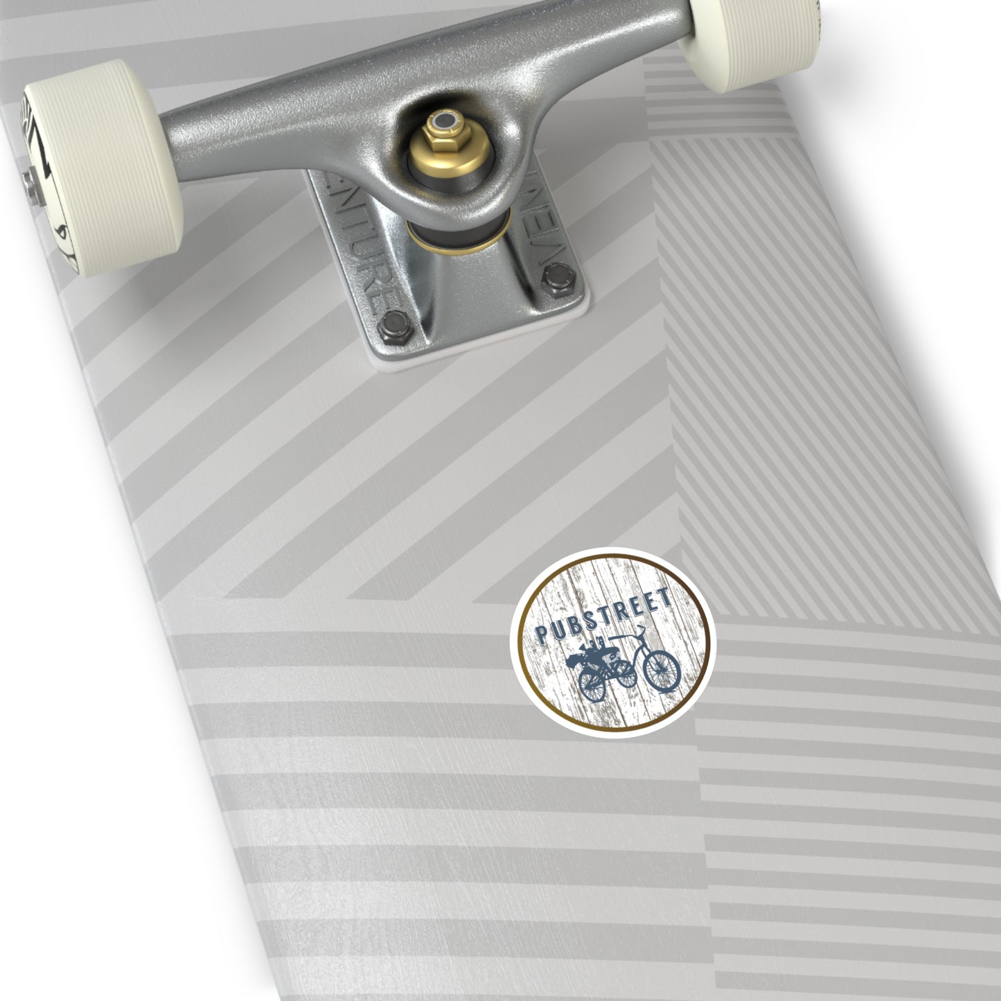 Pubstreet Round Stickers for Indoor & Outdoor Use | Fun Decor & Personalization