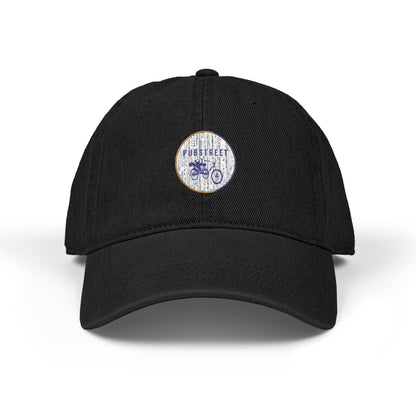 Embroidered Pubstreet Denim Hat - Stylish and Casual Social Cap for Everyday Wear