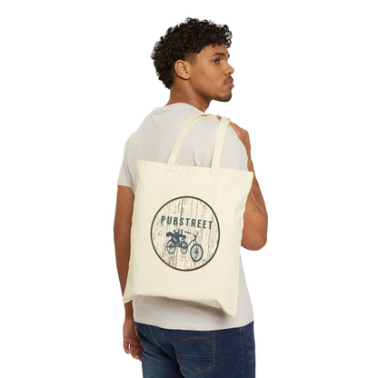 Pubstreet Cotton Canvas Tote Bag - Eco-Friendly Shopping & Everyday Use