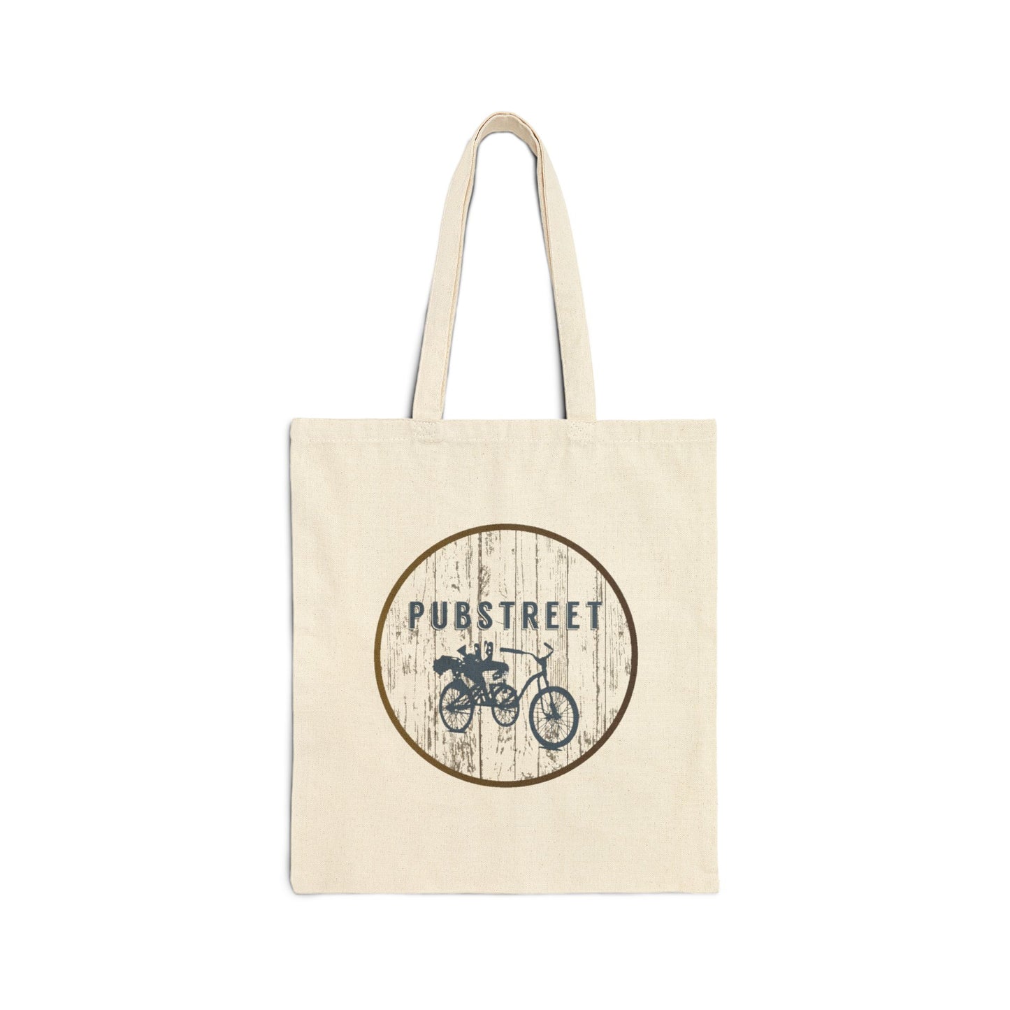 Pubstreet Cotton Canvas Tote Bag - Eco-Friendly Shopping & Everyday Use