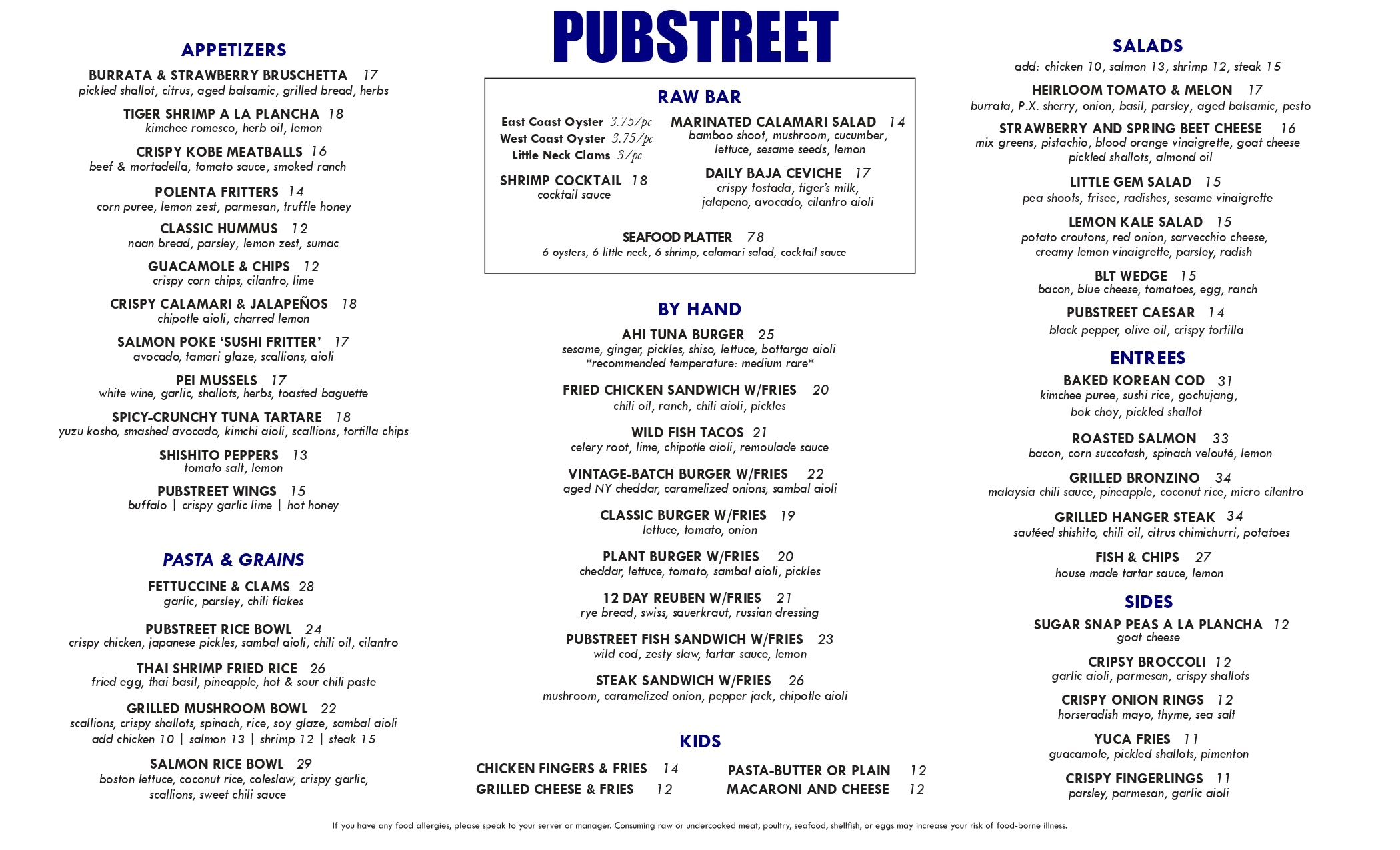 First Menu Image