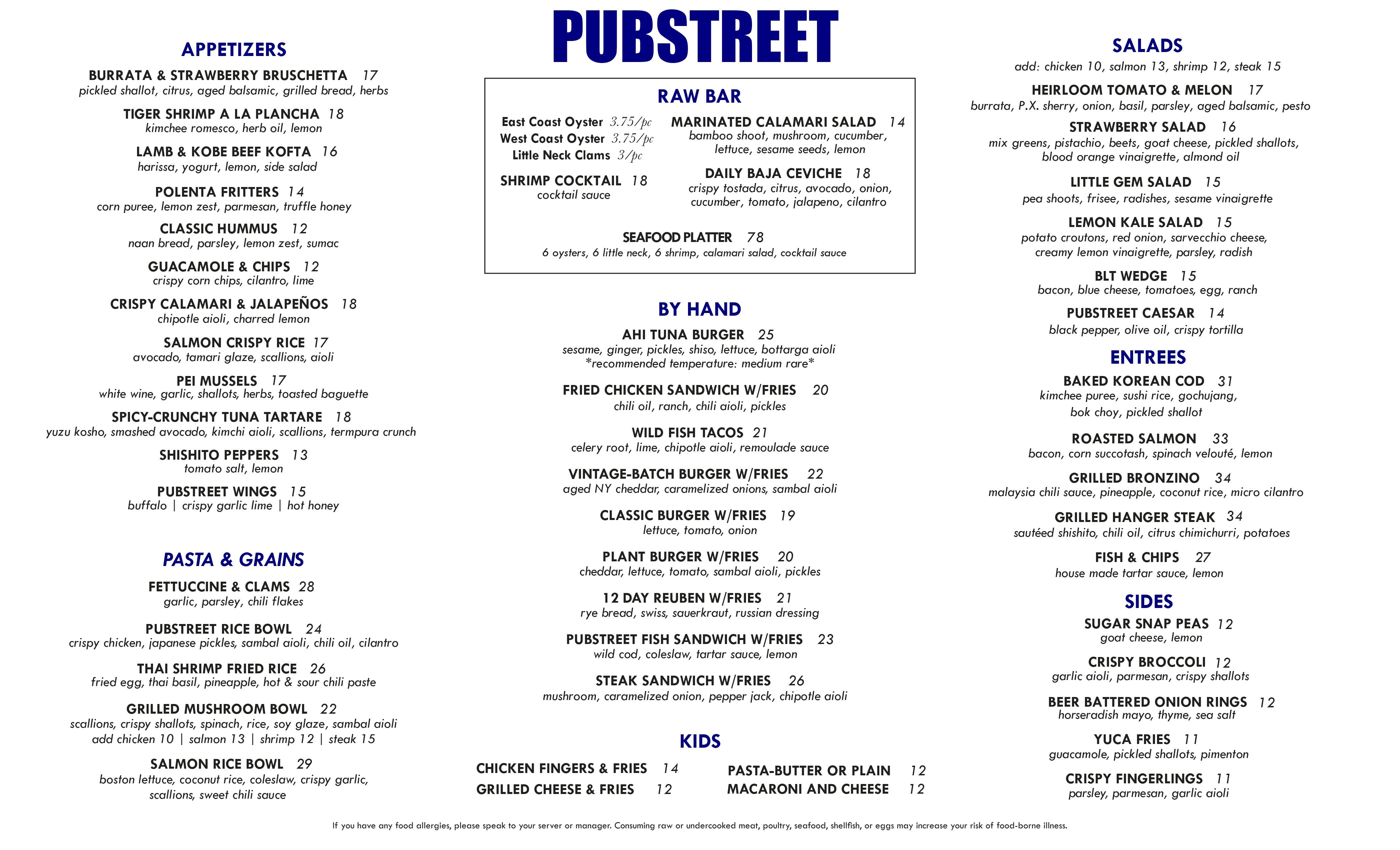 First Menu Image