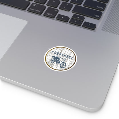 Pubstreet Round Stickers for Indoor & Outdoor Use | Fun Decor & Personalization